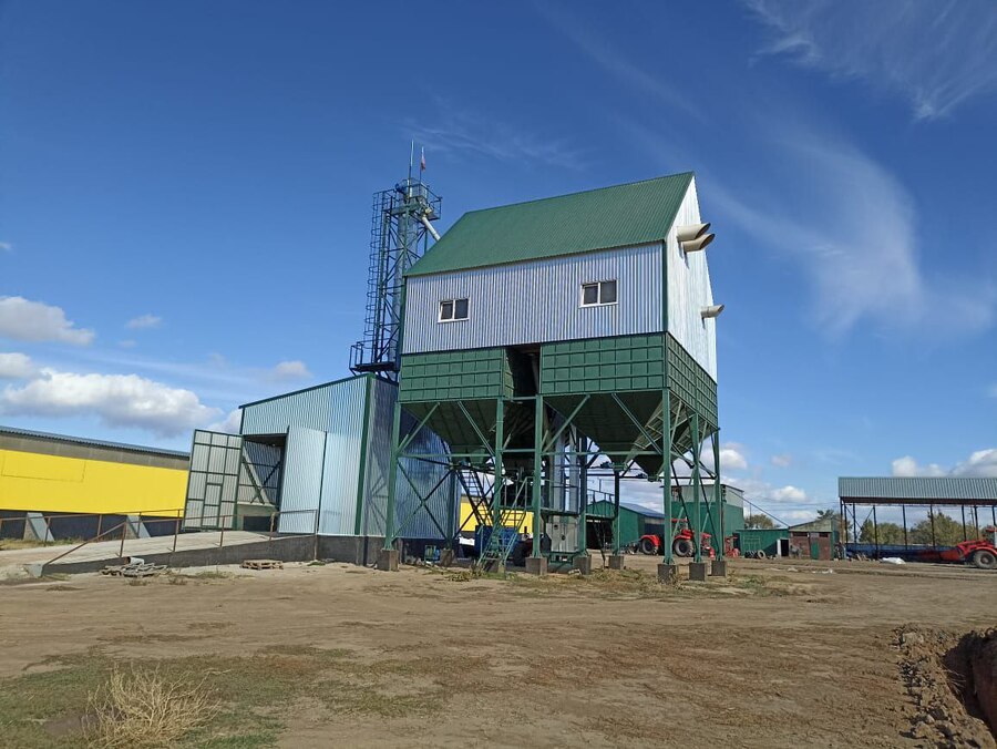 Строительство семенного зерноочистительного комплекса ЗАВ-80
